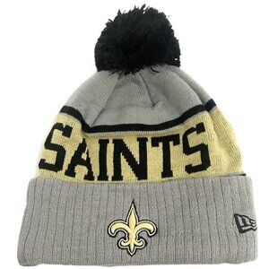 NWT Men's Winter New Era New Orleans Saints NFL Football Hat Cap Beanie Lined